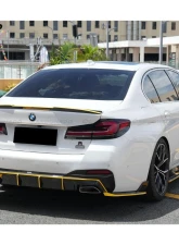 Carbonado DryCF AD Style Rear Diffuser Lip BMW 5 Series 2020-2023                                     - DRYCFG30-MAN-AD-RD - Image 12