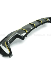 Carbonado DryCF AD Style Rear Diffuser Lip BMW 5 Series 2020-2023                                     - DRYCFG30-MAN-AD-RD - Image 3