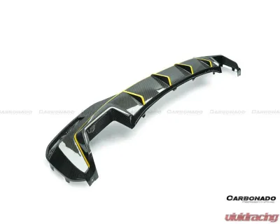 Carbonado DryCF AD Style Rear Diffuser Lip BMW 5 Series 2020-2023 - DRYCFG30-MAN-AD-RD