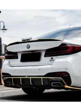 Carbonado DryCF AD Style Rear Diffuser Lip BMW 5 Series 2020-2023                                     - DRYCFG30-MAN-AD-RD - Image 7