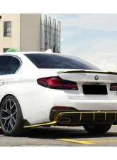 Carbonado DryCF AD Style Rear Diffuser Lip BMW 5 Series 2020-2023                                     - DRYCFG30-MAN-AD-RD - Image 9