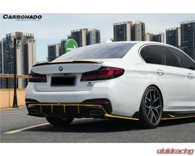 Carbonado Dry Carbon Fiber Trunk Spoiler for BMW 5 Series G30 G38 2016-2023 - DRYCFG30-MAN-AD-TS
