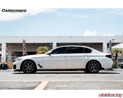 Carbonado DryCF AD Style Side Skirts BMW 5 Series 2016-2023 - DRYCFG38-MAN-AD-SS