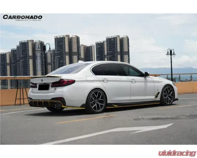 Carbonado DryCF AD Style Side Skirts BMW 5 Series 2016-2023 - DRYCFG38-MAN-AD-SS