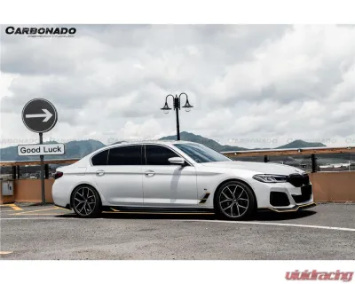 Carbonado DryCF AD Style Side Skirts BMW 5 Series 2016-2023 - DRYCFG38-MAN-AD-SS