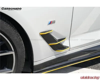 Carbonado DryCF AD Style Side Skirts BMW 5 Series 2016-2023 - DRYCFG38-MAN-AD-SS