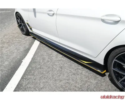 Carbonado DryCF AD Style Side Skirts BMW 5 Series 2016-2023 - DRYCFG38-MAN-AD-SS