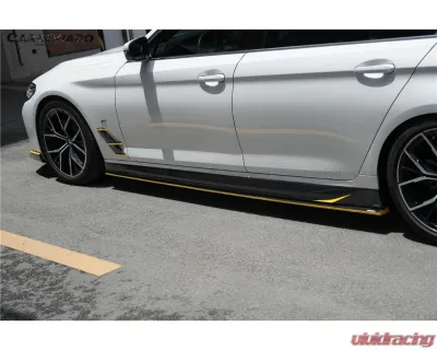Carbonado DryCF AD Style Side Skirts BMW 5 Series 2016-2023 - DRYCFG38-MAN-AD-SS