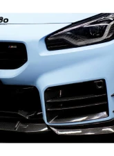 Carbonado DryCF AD Style Front Splitter Lip BMW M2 G87 2021-2024                                     - DRYCFG87-MAN-AD-FL - Image 2