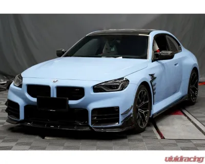Carbonado DryCF AD Style Front Splitter Lip BMW M2 G87 2021-2024 - DRYCFG87-MAN-AD-FL