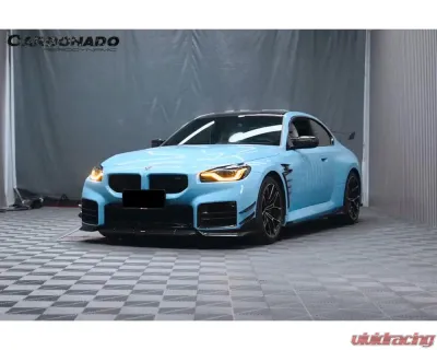 Carbonado DryCF AD Style Front Splitter Lip BMW M2 G87 2021-2024 - DRYCFG87-MAN-AD-FL