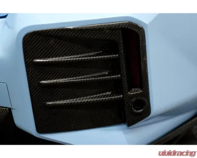 Carbonado DryFGCF AD Style Rear Bumper Canards BMW M2 G87 2021-2024 - DRYFGCFG87-MAN-AD-RBCRD