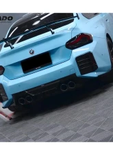 Carbonado DryFGCF AD Style Rear Diffuser Lip BMW M2 G87 2021-2024                                     - DRYFGCFG87-MAN-AD-RD - Image 2