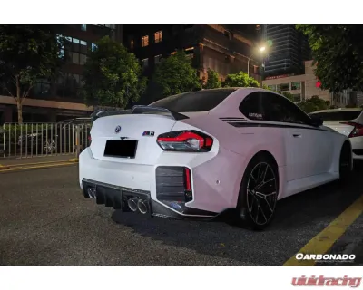 Carbonado Dry Carbon Fiber Trunk Spoiler OD-B Style for BMW M2 G87 2021-2024 - DRYCFG87-OD-B-TS