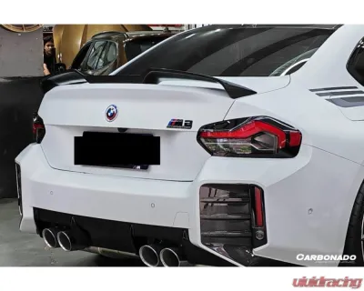 Carbonado Dry Carbon Fiber Trunk Spoiler OD-B Style for BMW M2 G87 2021-2024 - DRYCFG87-OD-B-TS