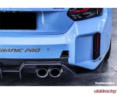 Carbonado DryCF OD-C Style Rear Lip Diffuser BMW M2 G87 2021-2024 - DRYCFG87-OD-C-RD