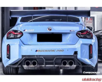 Carbonado DryCF OD-C Style Rear Lip Diffuser BMW M2 G87 2021-2024 - DRYCFG87-OD-C-RD