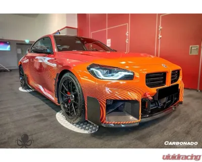 Carbonado Carbon Fiber Front Bumper Air Inlet Trim for BMW M2 G87 2021-2024 - DRYCFG87-OD-MP-FBAIT