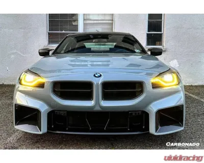 Carbonado Carbon Fiber Front Bumper Air Inlet Trim for BMW M2 G87 2021-2024 - DRYCFG87-OD-MP-FBAIT
