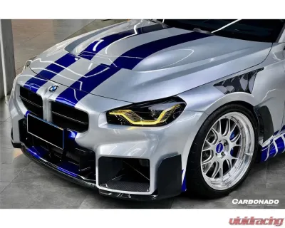 Carbonado Carbon Fiber Front Bumper Air Inlet Trim for BMW M2 G87 2021-2024 - DRYCFG87-OD-MP-FBAIT