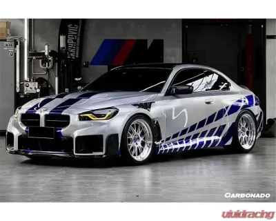 Carbonado Carbon Fiber Front Bumper Air Inlet Trim for BMW M2 G87 2021-2024 - DRYCFG87-OD-MP-FBAIT