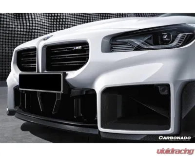 Carbonado Carbon Fiber Front Bumper Air Inlet Trim for BMW M2 G87 2021-2024 - DRYCFG87-OD-MP-FBAIT