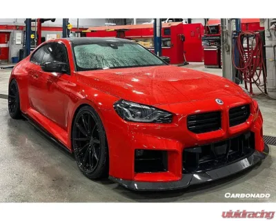 Carbonado DryCF OD-R Style Front Lip BMW M2 G87 2021-2024 - DRYCFG87-OD-R-FL
