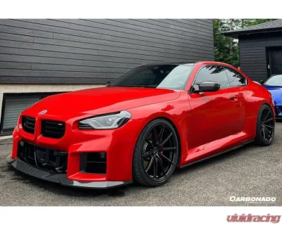 Carbonado DryCF OD-R Style Front Lip BMW M2 G87 2021-2024 - DRYCFG87-OD-R-FL