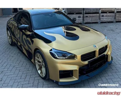 Carbonado DryCF OD-R Style Front Lip BMW M2 G87 2021-2024 - DRYCFG87-OD-R-FL
