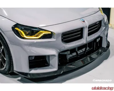 Carbonado DryCF OD-R Style Front Lip BMW M2 G87 2021-2024 - DRYCFG87-OD-R-FL