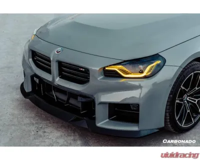 Carbonado DryCF OD-R Style Front Lip BMW M2 G87 2021-2024 - DRYCFG87-OD-R-FL
