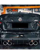 Carbonado DryCF OD-R Style Rear Diffuser Lip BMW M2 G87 2021-2024                                     - DRYCFG87-OD-R-RD - Image 11