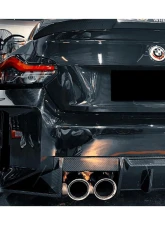 Carbonado DryCF OD-R Style Rear Diffuser Lip BMW M2 G87 2021-2024                                     - DRYCFG87-OD-R-RD - Image 8
