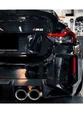Carbonado DryCF OD-R Style Rear Diffuser Lip BMW M2 G87 2021-2024                                     - DRYCFG87-OD-R-RD - Image 9