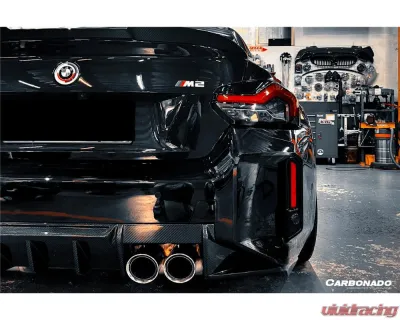 Carbonado DryCF OD-R Style Rear Diffuser Lip BMW M2 G87 2021-2024 - DRYCFG87-OD-R-RD