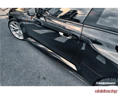 Carbonado DryCF OD-R Style Side Skirts BMW M2 G87 2021-2024 - DRYCFG87-OD-R-SS