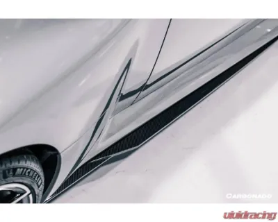 Carbonado DryCF OD-R Style Side Skirts BMW M2 G87 2021-2024 - DRYCFG87-OD-R-SS