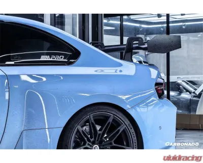 Carbonado Dry Carbon Fiber Trunk Spoiler Wing for BMW M2 G87 2021-2024, OD-R Style - DRYCFG87-OD-R-W
