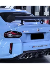 Carbonado Dry Carbon Fiber Trunk Spoiler Wing for BMW M2 G87 2021-2024, OD-R Style                                     - DRYCFG87-OD-R-W - Image 5