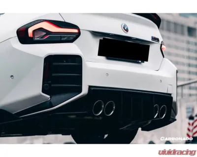 Carbonado DryCF OD Style Rear Lip Diffuser BMW M2 G87 2021-2024 - DRYCFG87-OD-RD