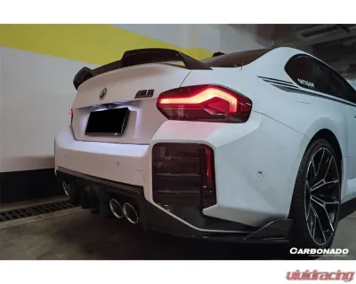 Carbonado DryCF OD Style Rear Lip Diffuser BMW M2 G87 2021-2024 - DRYCFG87-OD-RD