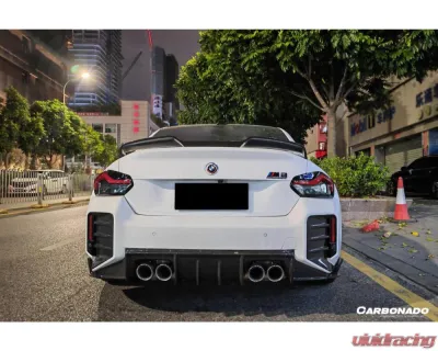 Carbonado DryCF OD Style Rear Lip Diffuser BMW M2 G87 2021-2024 - DRYCFG87-OD-RD