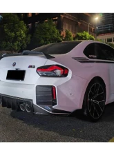 Carbonado DryCF OD Style Rear Lip Diffuser BMW M2 G87 2021-2024                                     - DRYCFG87-OD-RD - Image 9