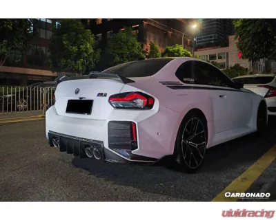 Carbonado DryCF OD Style Rear Lip Diffuser BMW M2 G87 2021-2024 - DRYCFG87-OD-RD
