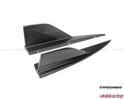 Carbonado DryCF OD Style Rear Bumper Splitter Winglets BMW M2 G87 2021-2024 - DRYCFG87-OD-RSP