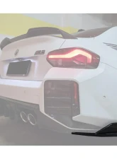 Carbonado DryCF OD Style Rear Bumper Splitter Winglets BMW M2 G87 2021-2024                                     - DRYCFG87-OD-RSP - Image 7