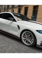 Carbonado DryCF D3 Style Front Lip Splitter with Winglets for BMW M3 M4 2021-2024                                     - DRYCFG8X-OD-D3-FL SET - Image 15