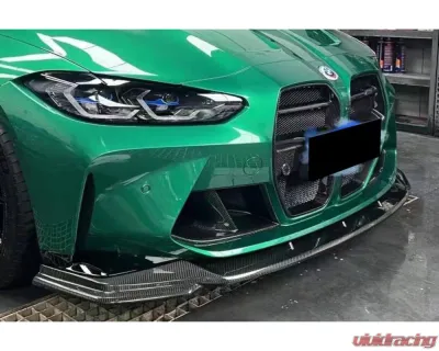Carbonado Carbon Fiber Front Lip for BMW M3 G80 G81 M4 G82 G83 2021-2024 DRYCF MTN Style - DRYCFG8X-OD-MTN-FL