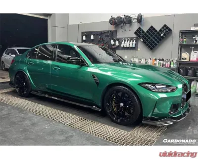 Carbonado Carbon Fiber Front Lip for BMW M3 G80 G81 M4 G82 G83 2021-2024 DRYCF MTN Style - DRYCFG8X-OD-MTN-FL