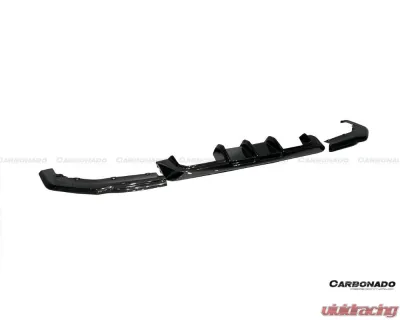 Carbonado DryCF MTN Style Rear Diffuser Lip w/ Winglets BMW M3 | M4 2021-2024 - DRYCFG8X-OD-MTN-RL SET
